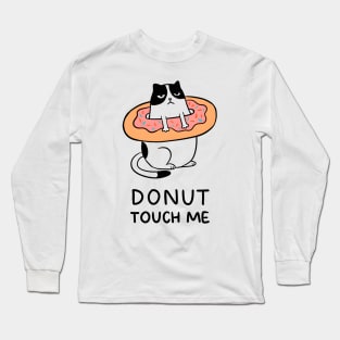 DONUT TOUCH ME Long Sleeve T-Shirt